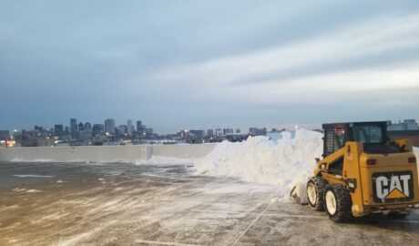 Commercial Snow Removal Parking Garage Dracut Landscaping