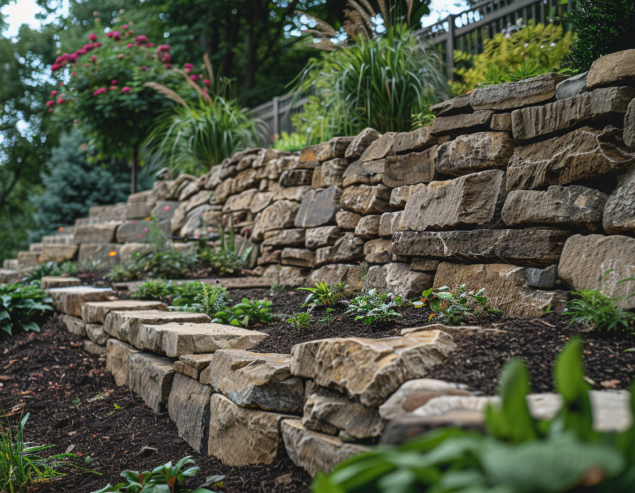 Incorporate a Stone Wall into Your Landscape in MA